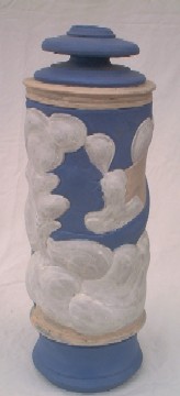 Handbuilt and Thrown Relief Sculpture Vase Handbuilt and Thrown Relief Sculpture Vase