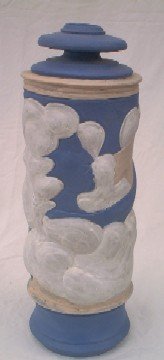 Handbuilt and Thrown Relief Sculpture Vase Handbuilt and Thrown Relief Sculpture Vase